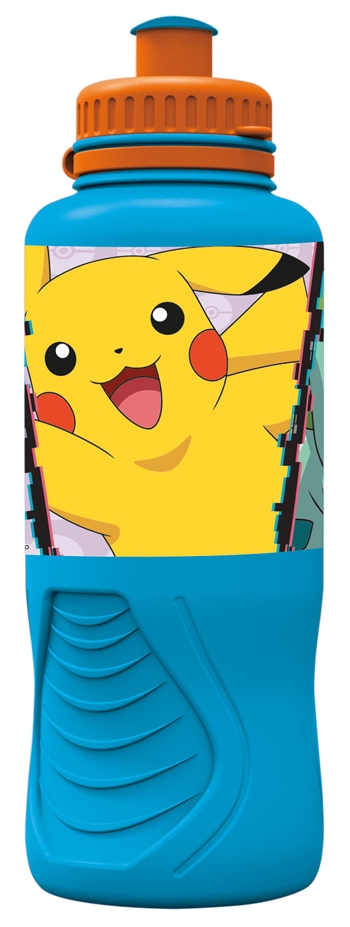 Pokemon water bottle - Drinking bottle with spout for children - Pikachu, Bulbasaur and Charmander