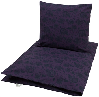 Purple junior bedding set 100x140 cm - Pine Purple bedding set for juniors - 100% organic cotton - Müsli