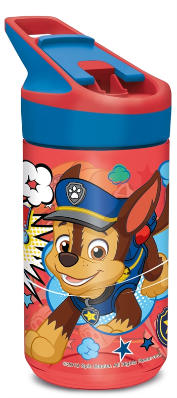 Paw Patrol - Drikkedunk med flipfunktion og sugerør - Chase og Rubble