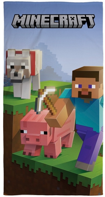 Minecraft bath towel - 70x140 cm - 100% Cotton