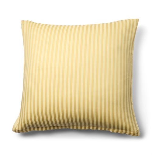 Pillowcase 60x63 cm - 100% Cotton Satin - Light yellow solid colour pillowcase - Borg Living