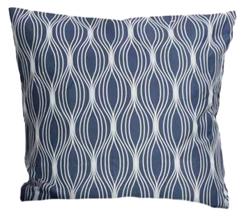 Pillowcase 60x63 cm - Wave blue pillowcase - In Style bed linen in microfibre