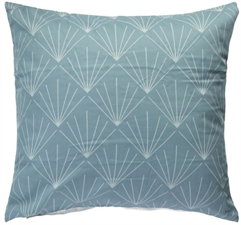 Pillowcase 60x63 cm - Waves blue - Pillowcase in 100% Cotton