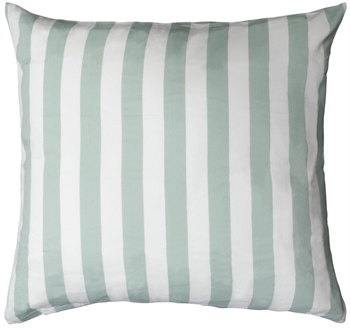 Pillowcase 60x63 cm - Nordic Stripe Mint - Mint and White - 100% Cotton Satin