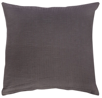 Cushion cover 60x63 cm - Seersucker - Grey - 100% Cotton - Excellent By Borg