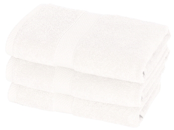 White towels - 50x100 cm - Diamond - White - 100% Cotton - Soft towels from Egeria