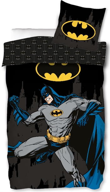 Batman bedding - 150x210 cm - Power - Reversible bed set with Batman - Bed linen in 100% cotton