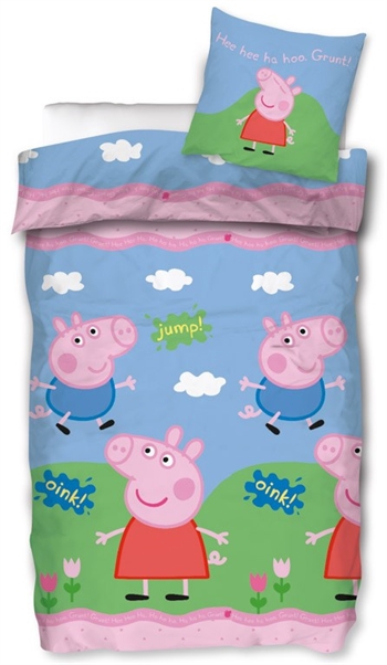 Peppa Pig junior bedding 100x140 cm - Peppa and George Pig - 100% cotton