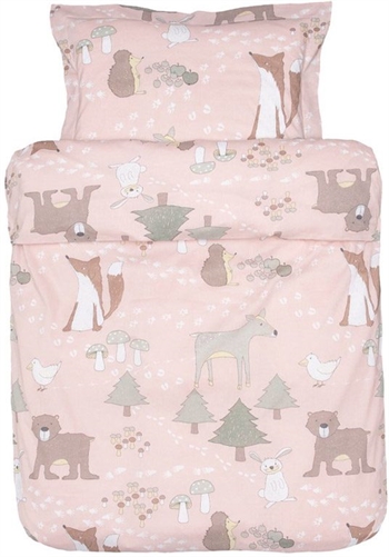 Junior bedding 100x140 cm - Kalle rose - 100% organic cotton - Høie of Scandinavia junior bed set