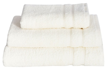 Bath towel - 70x140 cm - White - 100% Cotton - Terry towel from Borg Living