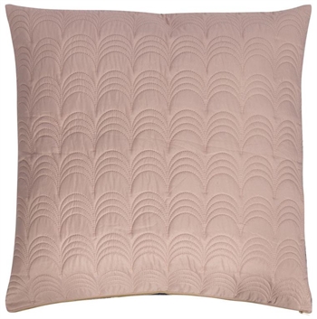 Gavlpude - 80x80 cm - Vendbar Rosa & Antracit - Gavlpude til sengen