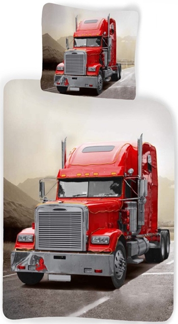 Junior bedding 100x140 cm - Truck theme - 100% cotton bedding set