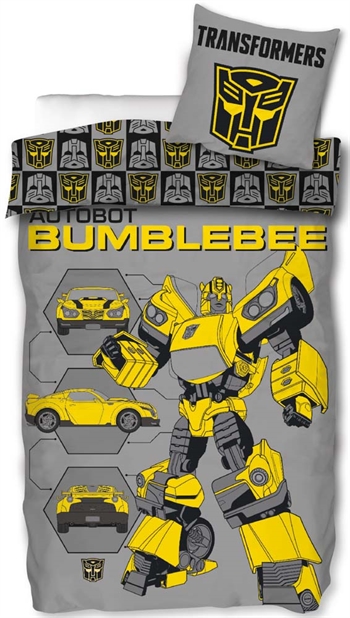 Transformers bedding 150x210 cm - Bumblebee - Duvet cover in 100% cotton.