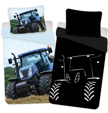 Tractor bedding 140x200 cm - Tractor bedset - Glow-in-the-dark bedding - 100% cotton