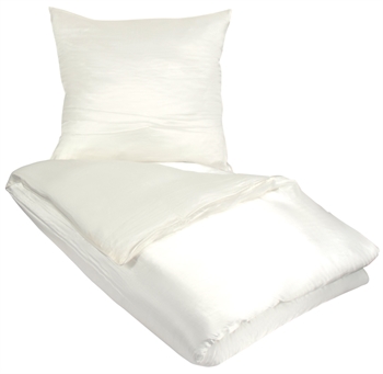 Silk bed linen 200x220 cm - Solid white bed linen for double duvet - 100% Silk - Butterfly Silk