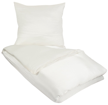 Silk bed linen - 140x200 cm - Solid white bed linen - 100% Silk set - Butterfly Silk