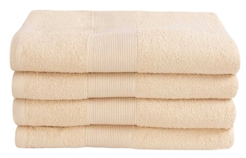 Bath towel - 70x140 cm - Cream - 100% Cotton - Terry towel from By Borg