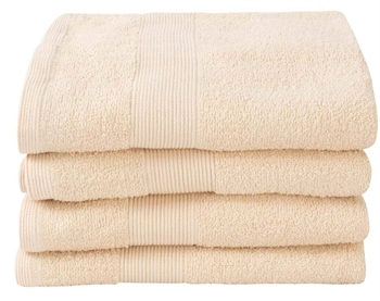 Guest towel - 40x60 cm - Cream - 100% Cotton - Terry towel from By Borg