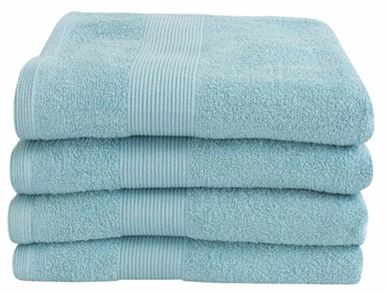 Towel - 50x100 cm - Blue - 100% Cotton - Terry towel from By Borg