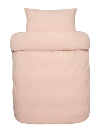 Junior Bedding 100x140 cm - Frøya peach - 100% stonewashed organic cotton - Høie