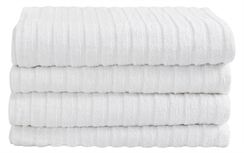 Bath sheet - 100x150 cm - White - 100% Cotton - Beach towel from By Borg