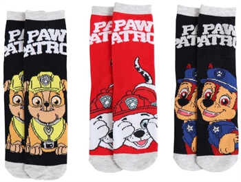 Paw Patrol - 3-pak - Str. 31-33 - Børnestrømper