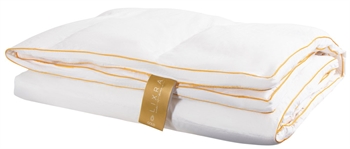 Double duvet 240x220 cm - Satin muscovy down duvet - Light all-season duvet - King size duvet - LIXRA Gold