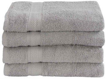 Bath sheet - 100x150 cm - 100% Egyptian cotton - Grey - Luxury towels from "Premium - By Borg