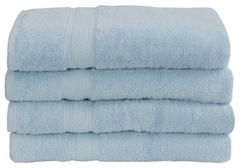 Bath sheet - 100x150 cm - 100% Egyptian cotton - Light blue - Luxury towels from "Premium - By Borg"