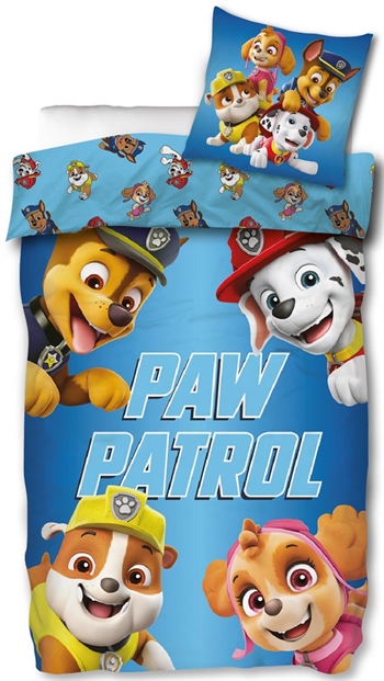 Paw Patrol 150x210 cm - Bedding - Woof Woof - Reversible design - 100% cotton