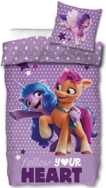 My Little Pony bedding - 150x210 cm - Follow your heart - 2-in-1 design - Bedding set in 100% cotton