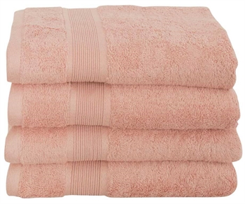 Bamboo Towel - 50x100 cm - Light Rose - Bamboo/cotton - Terry towel from Excellent by Borg