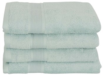 Bamboo Towel - 50x100 cm - Light Green - Bamboo/cotton - Terry towel from Excellent By Borg