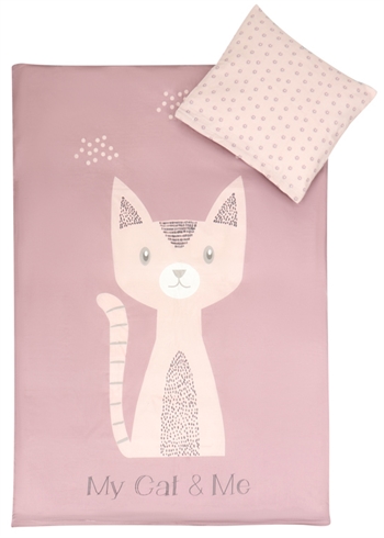 Rose junior bedding 100x140 cm - Junior rose cat bed set - 100% Cotton