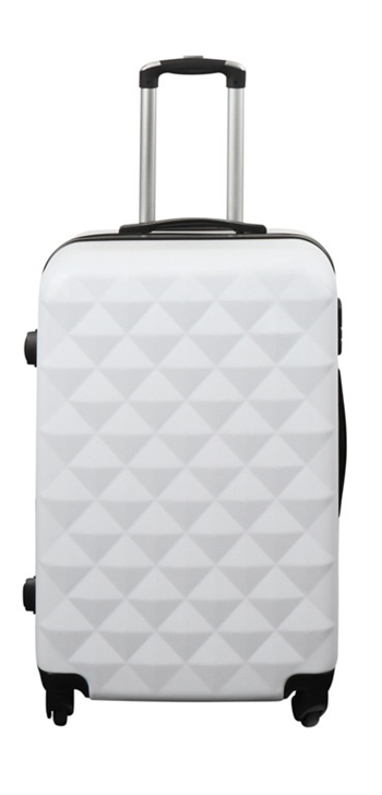 Suitcase offer - Hard-shell - Size Medium - Diamond white - Stylish travel suitcase