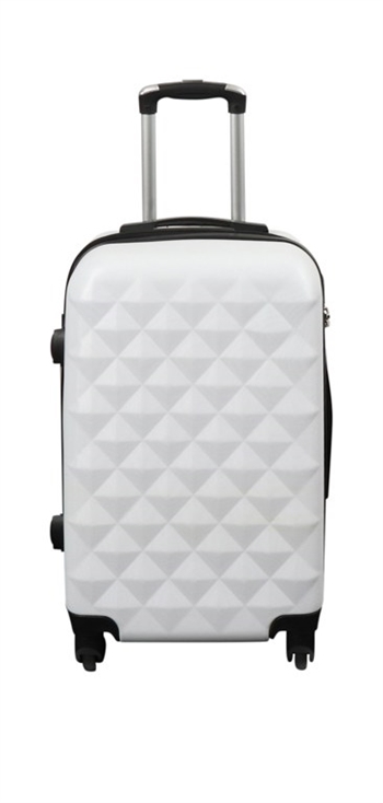 Cabin suitcase - Hard-shell lightweight suitcase - Size small - Diamond white