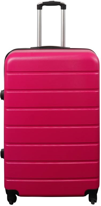 Large suitcase - Pink - Hard-shell suitcase - Size Large - Lightweight suitcase with 4 wheels 