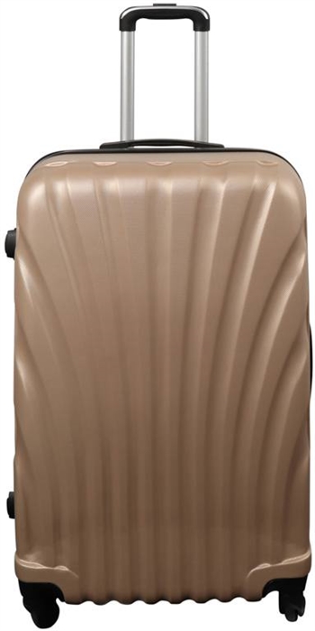 Large suitcase - Mussel Gold - Hard-shell suitcase - Size Large - Exclusive travel suitcase