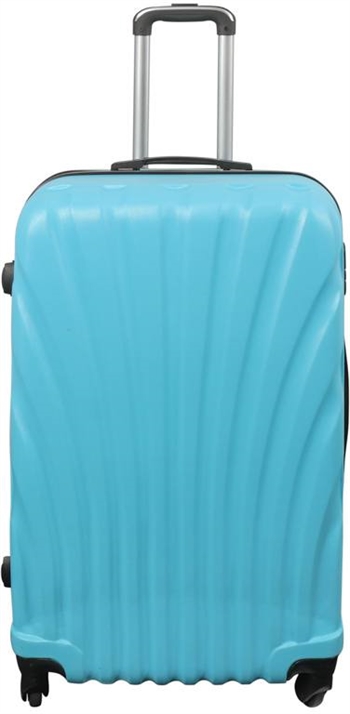 Large suitcase - Clam Light blue - Hard-shell suitcase - Size Large - Exclusive travel suitcase