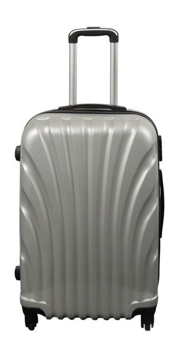 Suitcase - Hard-shell suitcase - Size Medium - Grey shell - Exclusive travel suitcase