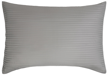 Pillowcase 70x100 cm - 100% cotton satin - Light grey solid colour pillowcase - Borg Living