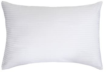 Pillowcase 70x100 cm - 100% cotton satin - White solid colour pillowcase - Borg Living