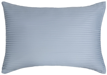 Cushion cover 70x100 cm - 100% cotton satin - Light blue solid colour cushion cover - Borg Living