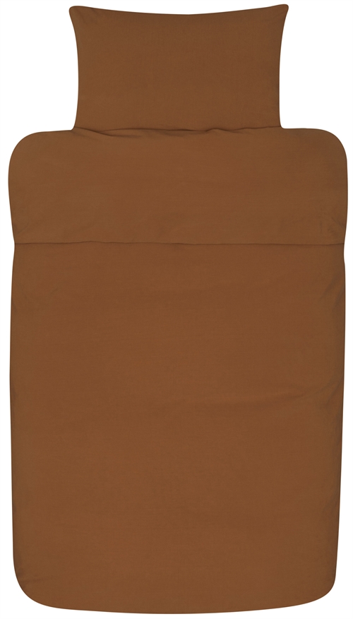 Bedding 140x200 cm - Solid Cinnamon bed set - Høie bed set in 100% stonewashed cotton