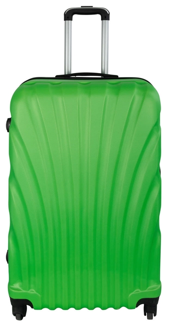 Large suitcase - Green Mussel hard-shell suitcase - Exclusive travel suitcase