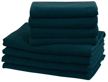 Microfibre towels - 8 pcs in a pack - Green - Lightweight towels