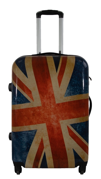 Suitcase - Hard-shell suitcase - Size Medium suitcase - Suitcase with motif - Union Jack - Exclusive lightweight travel suitcase