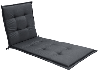 Luxury cushion for sunbed - Anthracite grey cushion with luxury comfort - Nordstrand Home cushion for sunbed