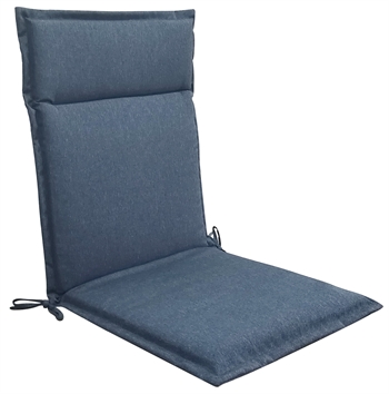 Luxury garden cushion for position chair with high back - Dark blue cushion with luxurious comfort - Nordstrand Home