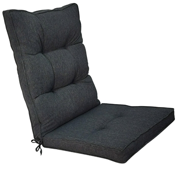 Exclusive garden cushion for position chair - With high back - 7 cm thick - Extra soft cushion - Anthracite grey garden cushion